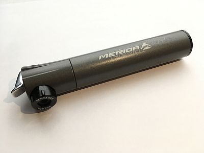 Превью  Велонасос MERIDA GM-43LT MTB Super-Micro Telescopic для шин портативный 5,5 атм. (80 psi) (227400151